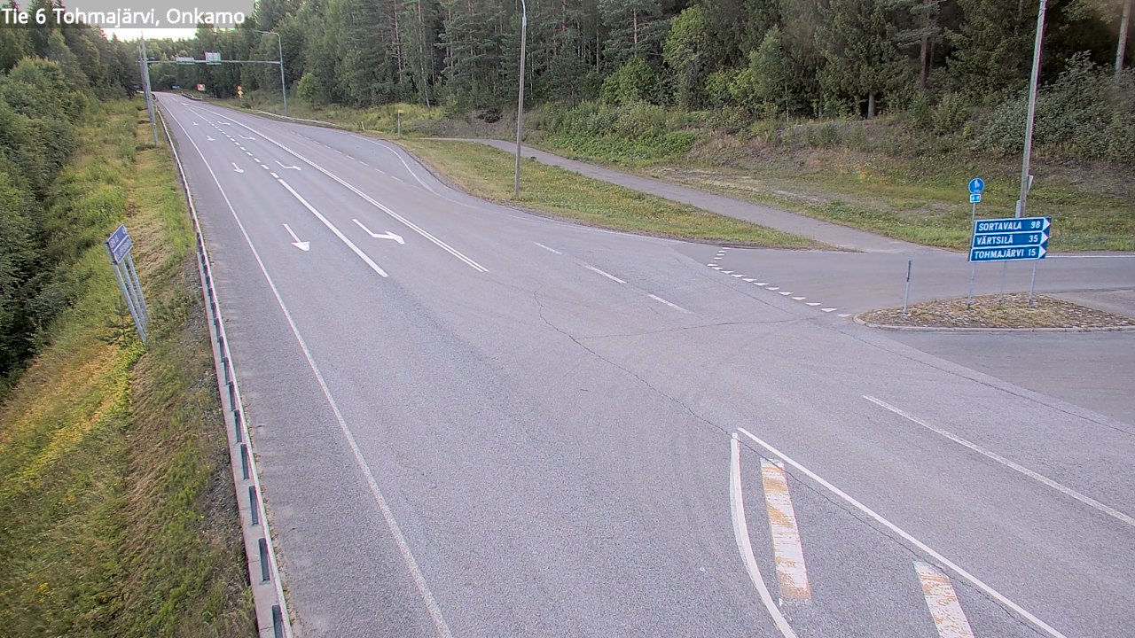 Weather Camera Image Väg 6 Tohmajärvi, Onkamo, Tohmajärvi, Pohjois-Karjala