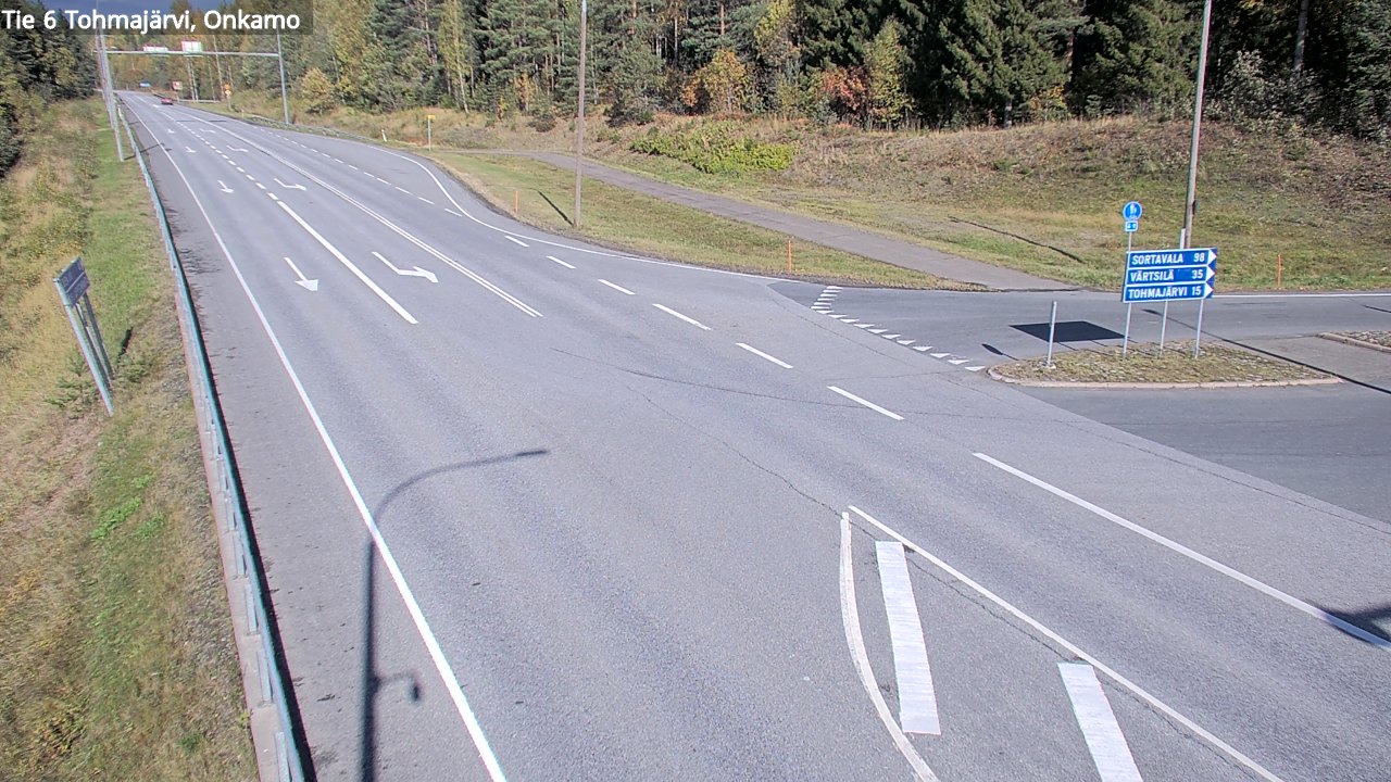 Weather Camera Image Road 6 Tohmajärvi, Onkamo, Tohmajärvi, Pohjois-Karjala