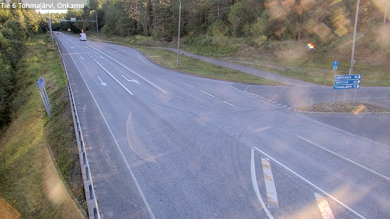 Weather Camera Image Väg 6 Tohmajärvi, Onkamo, Tohmajärvi, Pohjois-Karjala