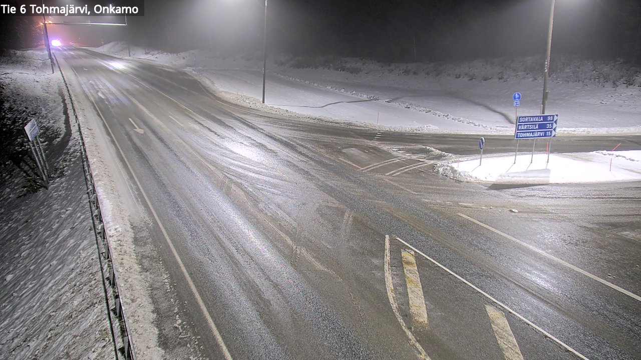 Weather Camera Image Väg 6 Tohmajärvi, Onkamo, Tohmajärvi, Pohjois-Karjala