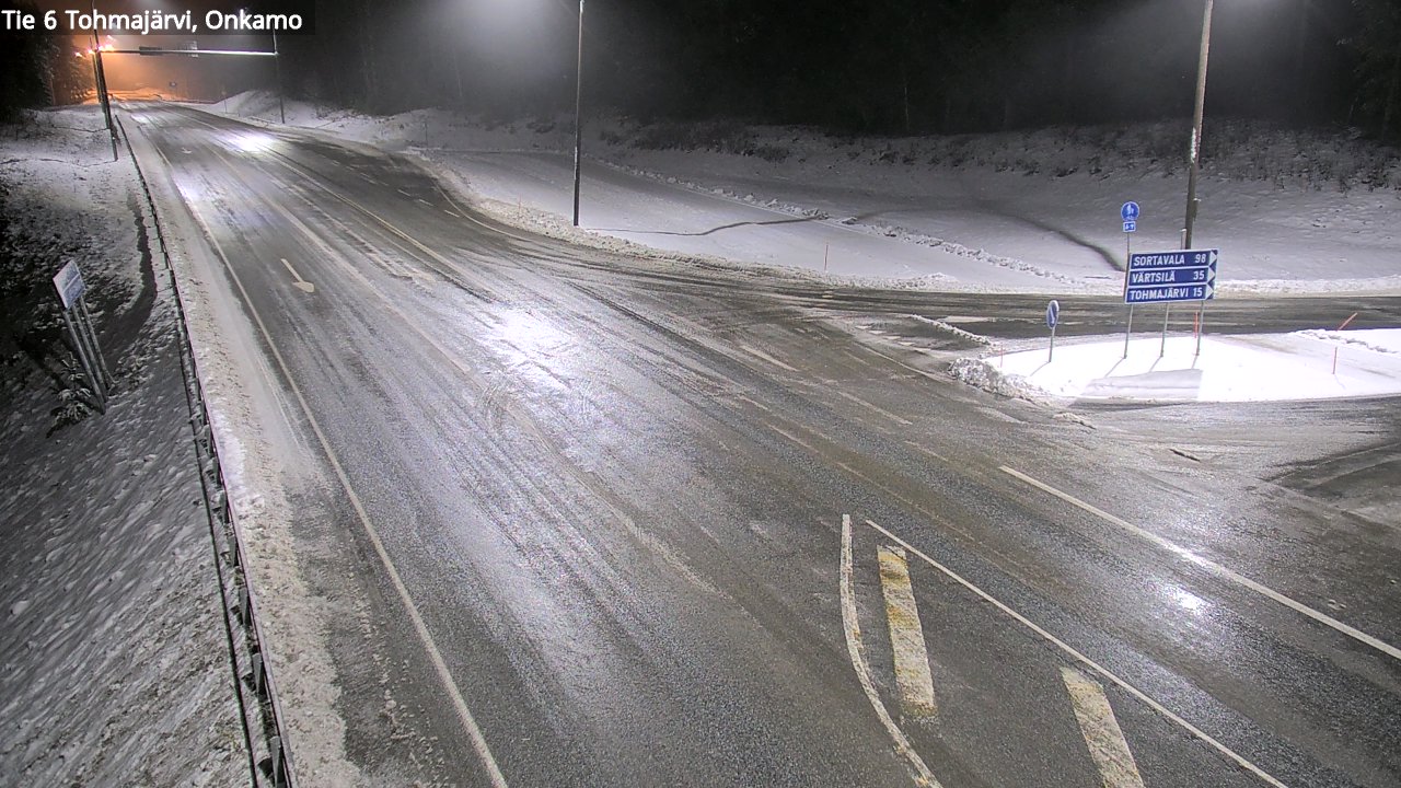 Weather Camera Image Väg 6 Tohmajärvi, Onkamo, Tohmajärvi, Pohjois-Karjala