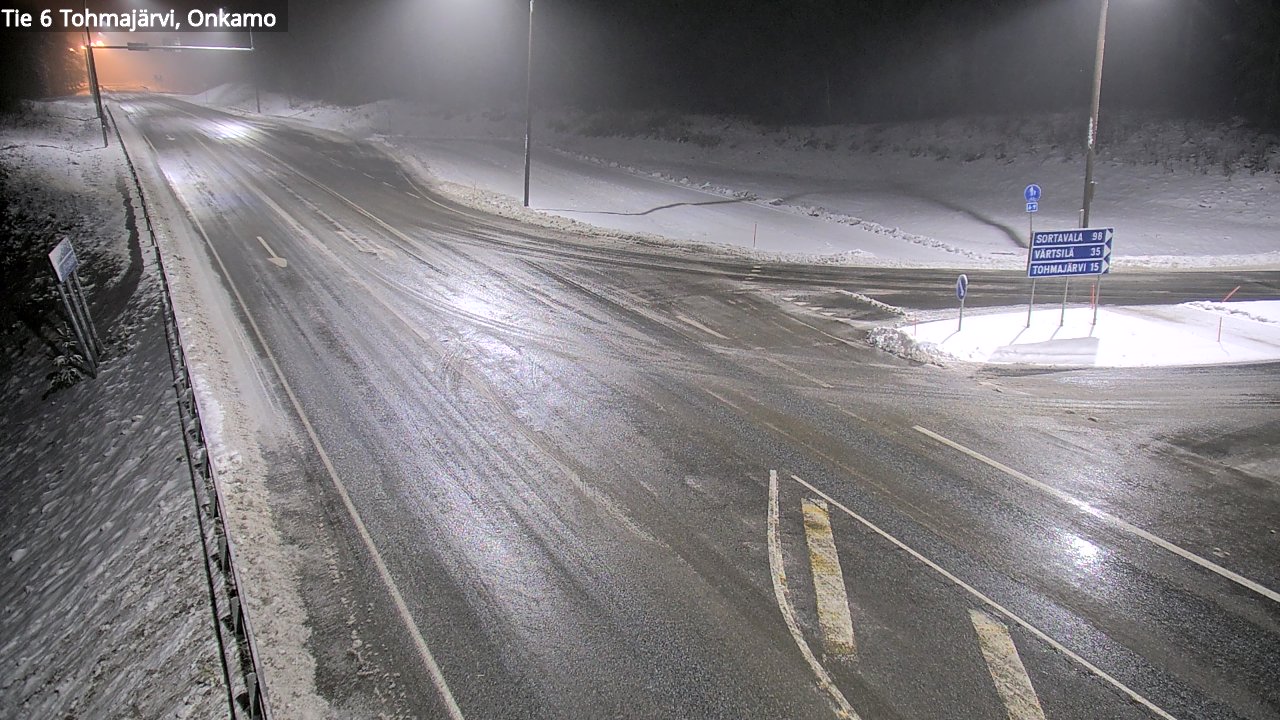 Weather Camera Image Väg 6 Tohmajärvi, Onkamo, Tohmajärvi, Pohjois-Karjala
