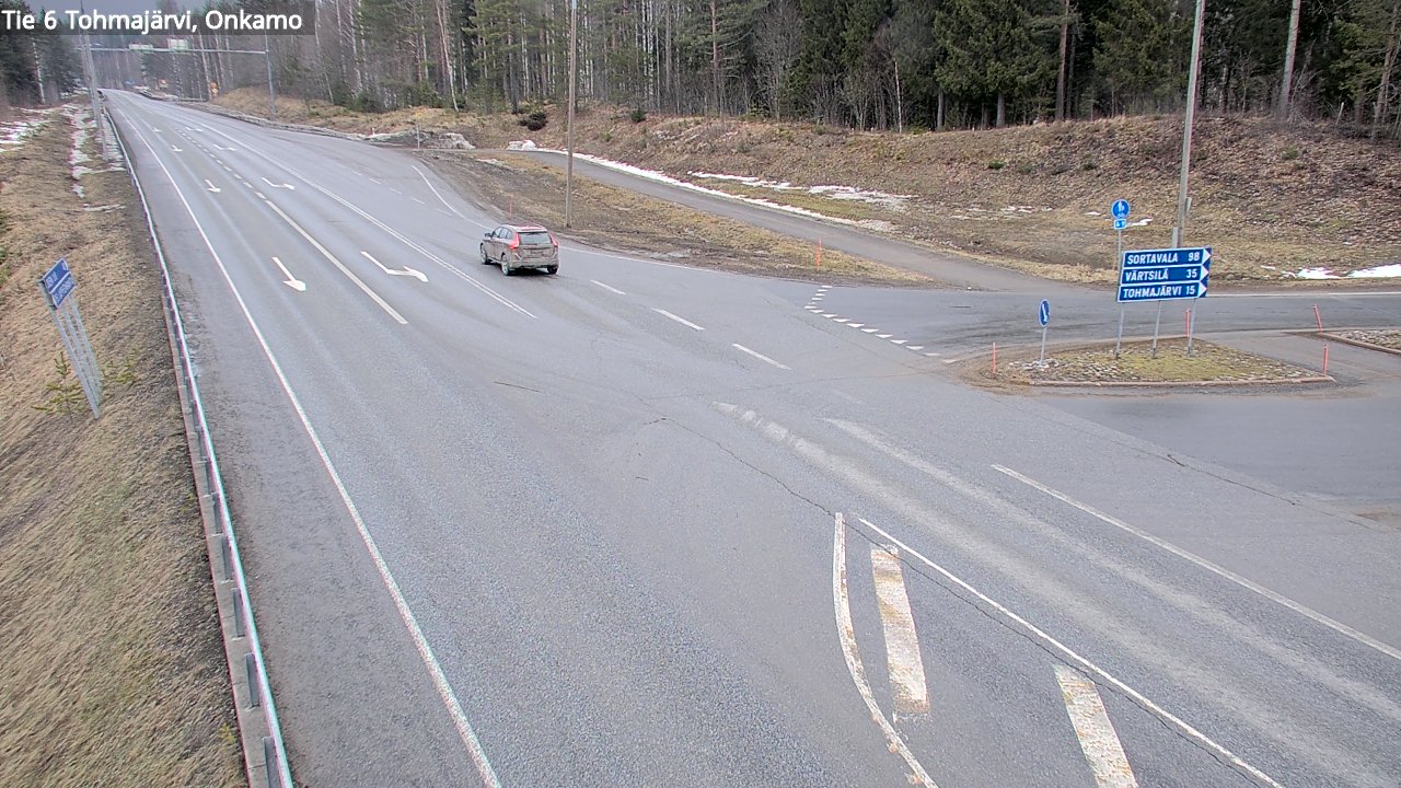 Weather Camera Image Road 6 Tohmajärvi, Onkamo, Tohmajärvi, Pohjois-Karjala