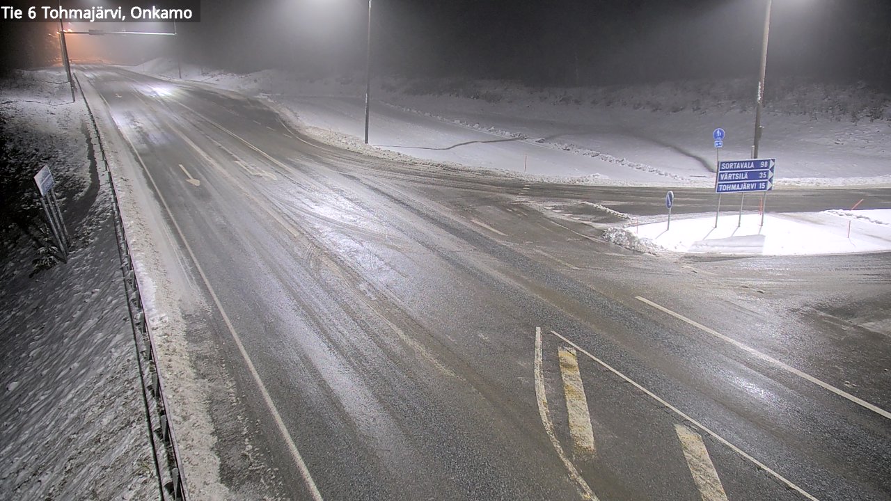Weather Camera Image Väg 6 Tohmajärvi, Onkamo, Tohmajärvi, Pohjois-Karjala