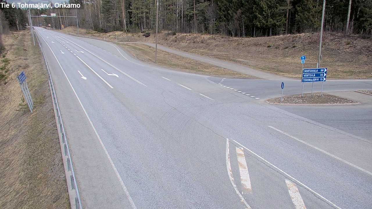 Kelikamerat Kuva Tie 6 Tohmajärvi, Onkamo, Tohmajärvi, Pohjois-Karjala