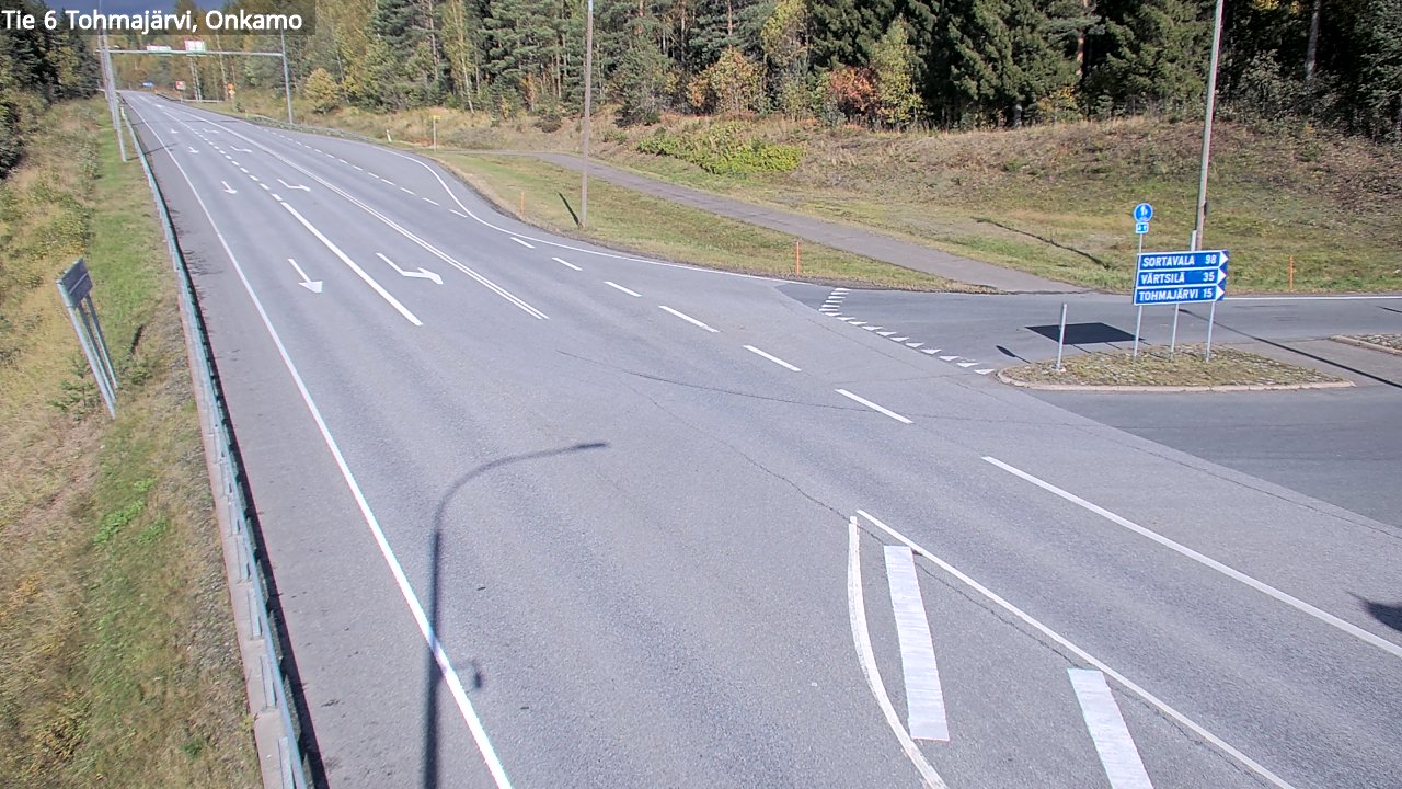 Weather Camera Image Road 6 Tohmajärvi, Onkamo, Tohmajärvi, Pohjois-Karjala