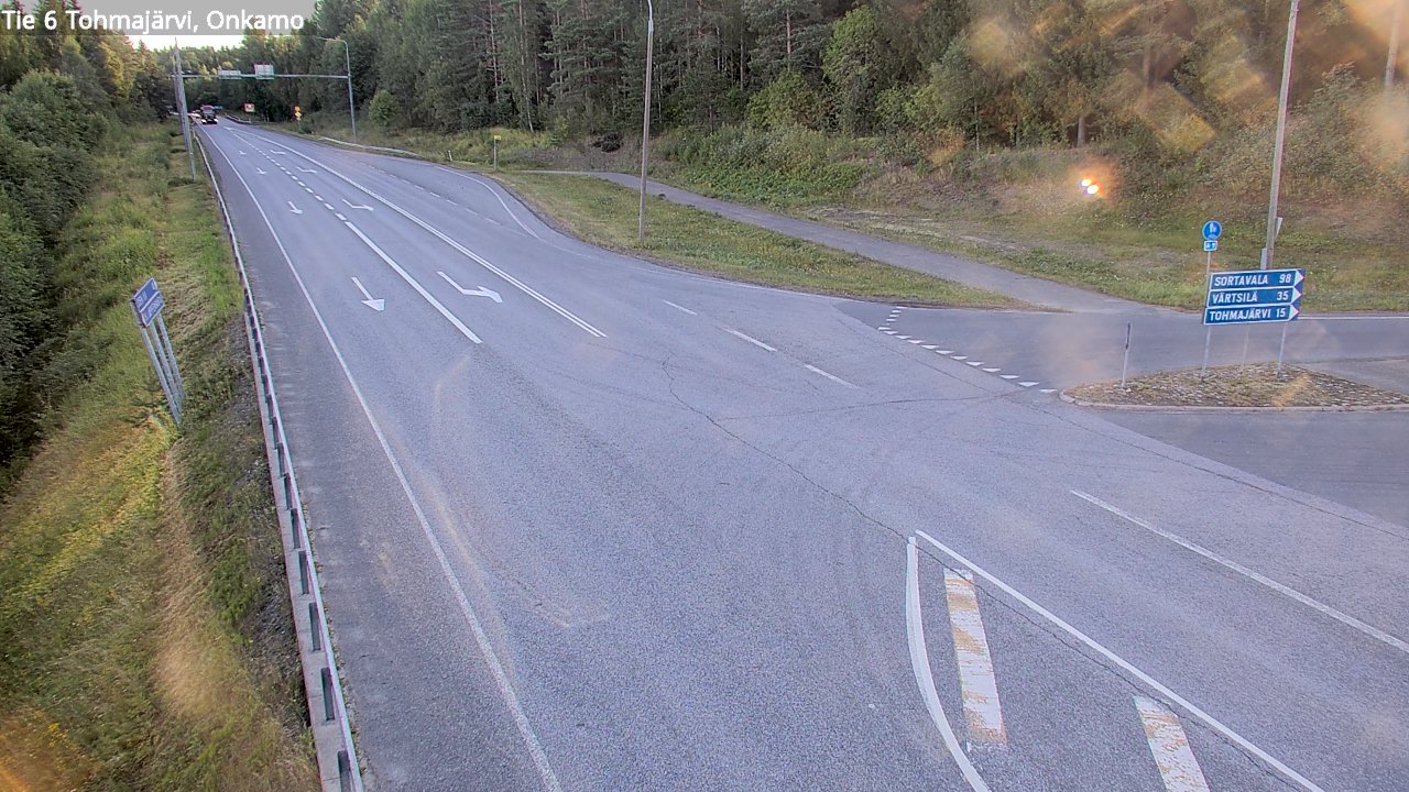 Weather Camera Image Väg 6 Tohmajärvi, Onkamo, Tohmajärvi, Pohjois-Karjala