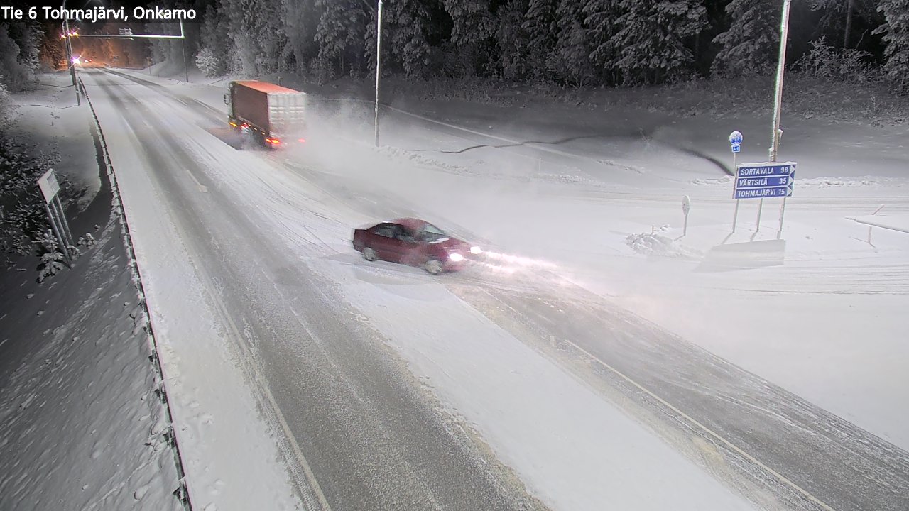 Kelikamerat Kuva Tie 6 Tohmajärvi, Onkamo, Tohmajärvi, Pohjois-Karjala