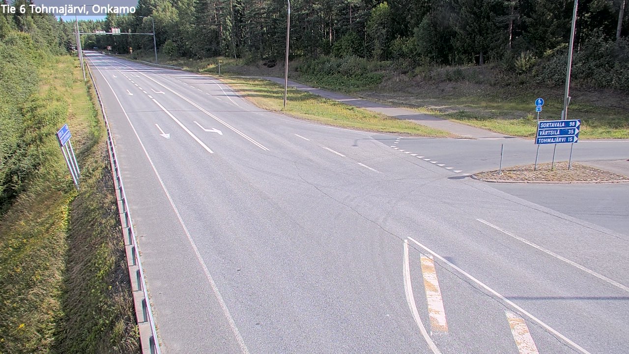 Weather Camera Image Road 6 Tohmajärvi, Onkamo, Tohmajärvi, Pohjois-Karjala