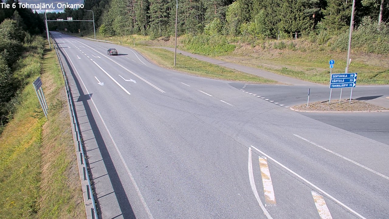 Kelikamerat Kuva Tie 6 Tohmajärvi, Onkamo, Tohmajärvi, Pohjois-Karjala
