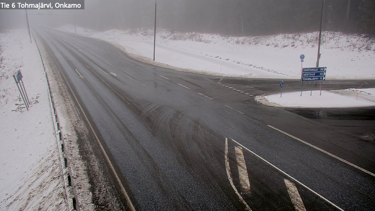 Weather Camera Image Väg 6 Tohmajärvi, Onkamo, Tohmajärvi, Pohjois-Karjala
