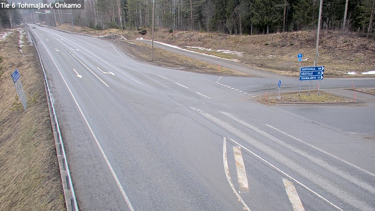 Weather Camera Image Road 6 Tohmajärvi, Onkamo, Tohmajärvi, Pohjois-Karjala