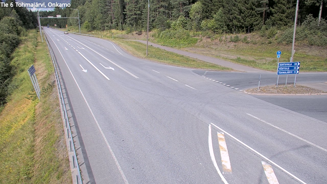 Kelikamerat Kuva Tie 6 Tohmajärvi, Onkamo, Tohmajärvi, Pohjois-Karjala