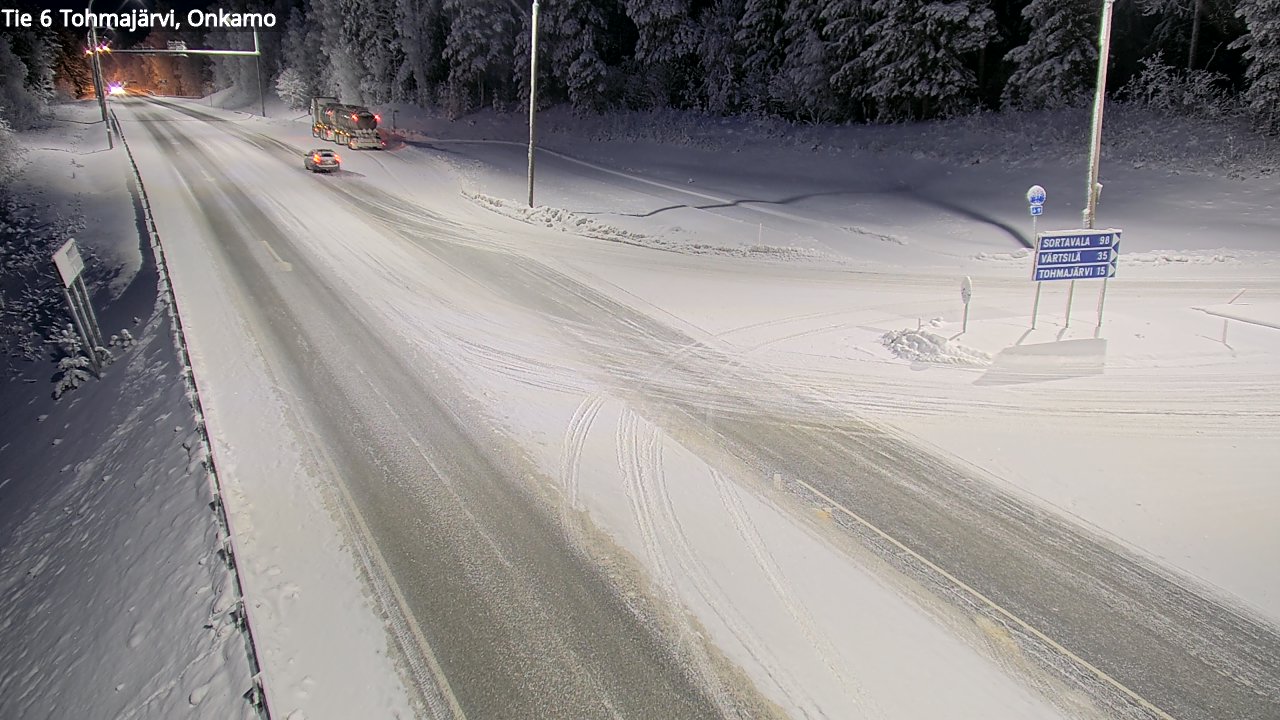 Kelikamerat Kuva Tie 6 Tohmajärvi, Onkamo, Tohmajärvi, Pohjois-Karjala