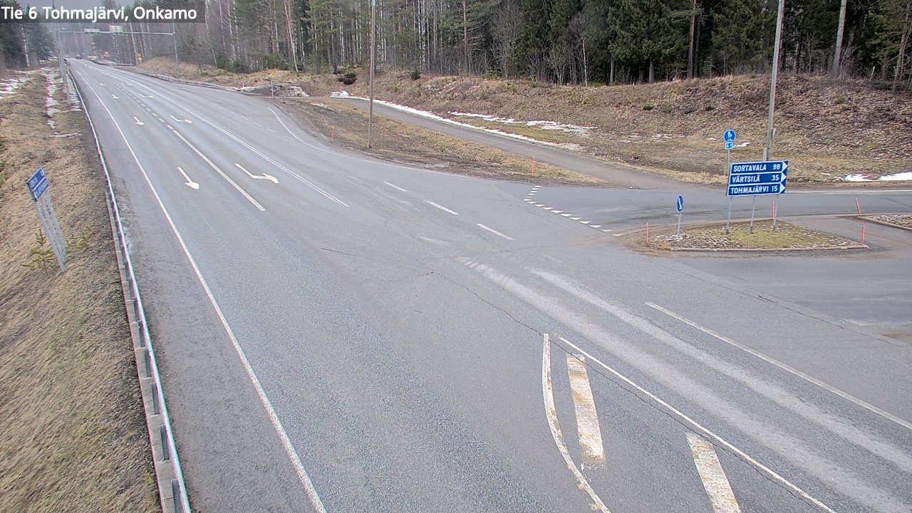 Weather Camera Image Road 6 Tohmajärvi, Onkamo, Tohmajärvi, Pohjois-Karjala