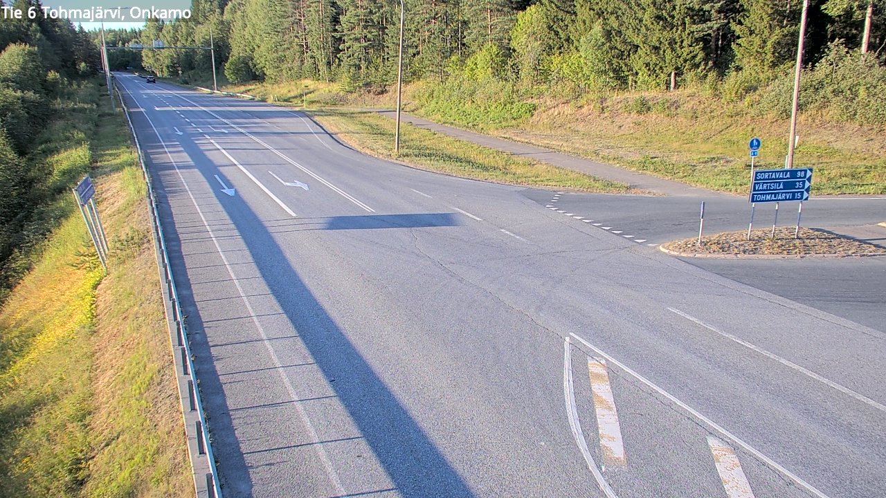 Kelikamerat Kuva Tie 6 Tohmajärvi, Onkamo, Tohmajärvi, Pohjois-Karjala