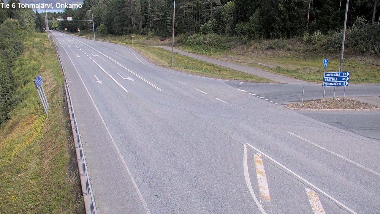 Kelikamerat Kuva Tie 6 Tohmajärvi, Onkamo, Tohmajärvi, Pohjois-Karjala