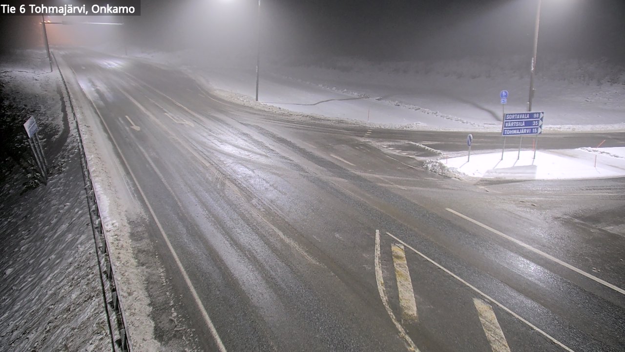 Weather Camera Image Väg 6 Tohmajärvi, Onkamo, Tohmajärvi, Pohjois-Karjala