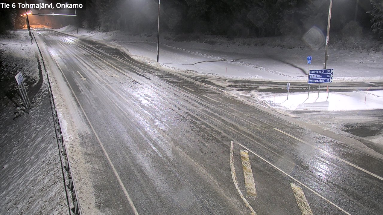 Weather Camera Image Väg 6 Tohmajärvi, Onkamo, Tohmajärvi, Pohjois-Karjala