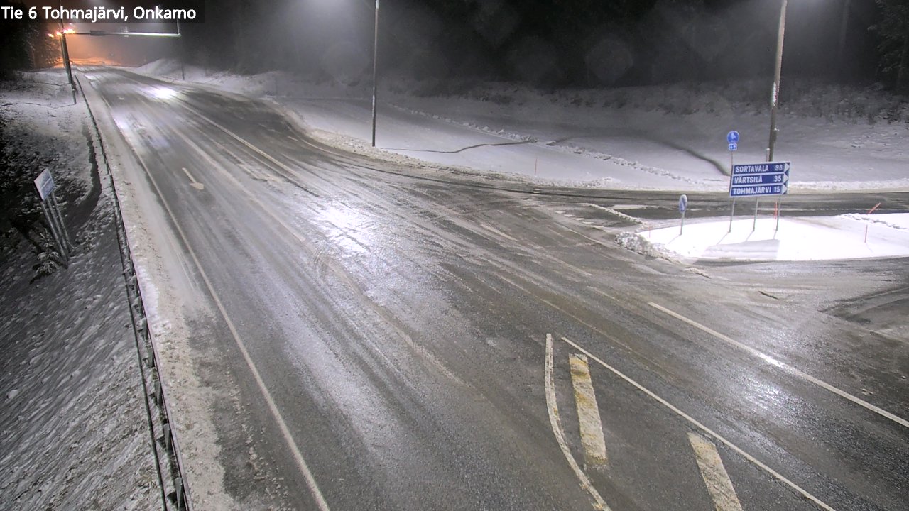 Weather Camera Image Väg 6 Tohmajärvi, Onkamo, Tohmajärvi, Pohjois-Karjala