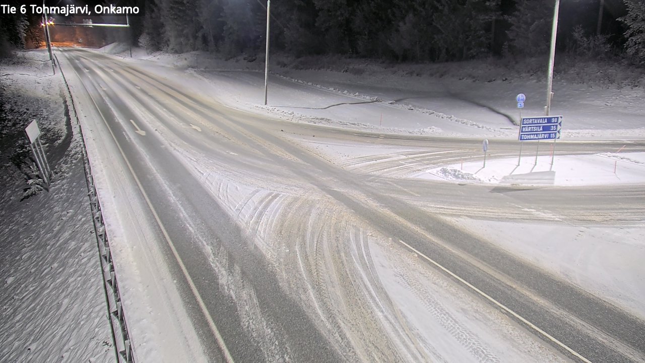 Weather Camera Image Väg 6 Tohmajärvi, Onkamo, Tohmajärvi, Pohjois-Karjala