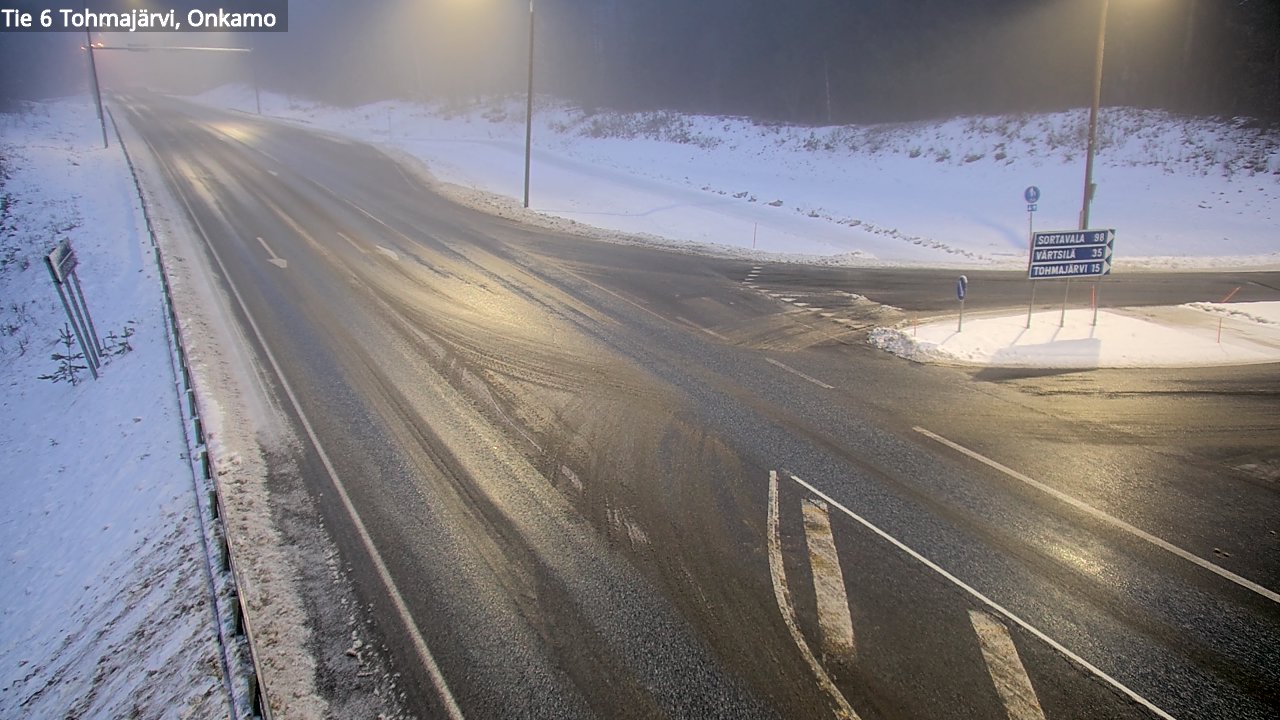 Weather Camera Image Väg 6 Tohmajärvi, Onkamo, Tohmajärvi, Pohjois-Karjala