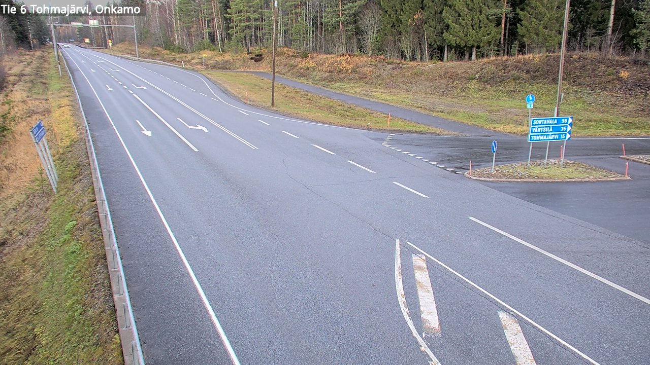 Kelikamerat Kuva Tie 6 Tohmajärvi, Onkamo, Tohmajärvi, Pohjois-Karjala