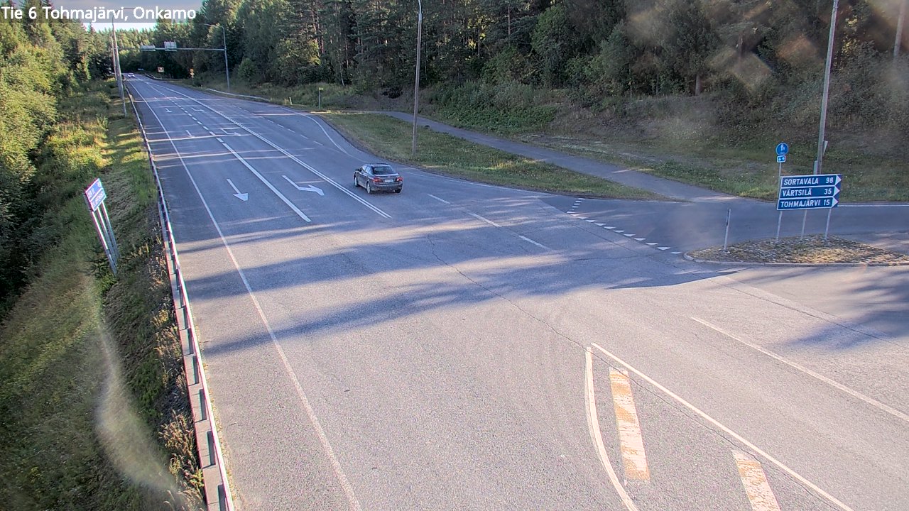Weather Camera Image Väg 6 Tohmajärvi, Onkamo, Tohmajärvi, Pohjois-Karjala