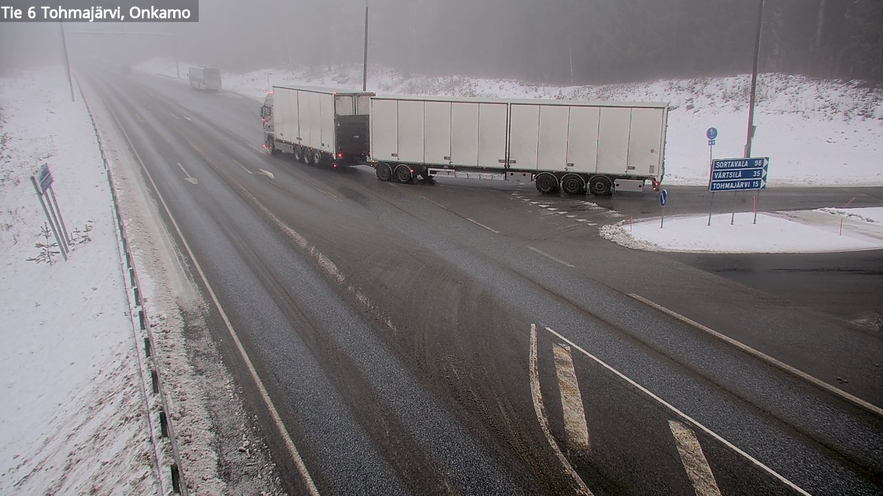 Weather Camera Image Väg 6 Tohmajärvi, Onkamo, Tohmajärvi, Pohjois-Karjala
