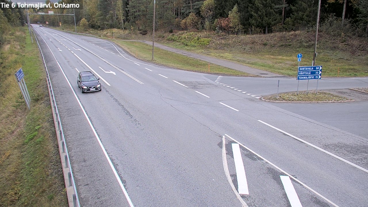 Weather Camera Image Road 6 Tohmajärvi, Onkamo, Tohmajärvi, Pohjois-Karjala