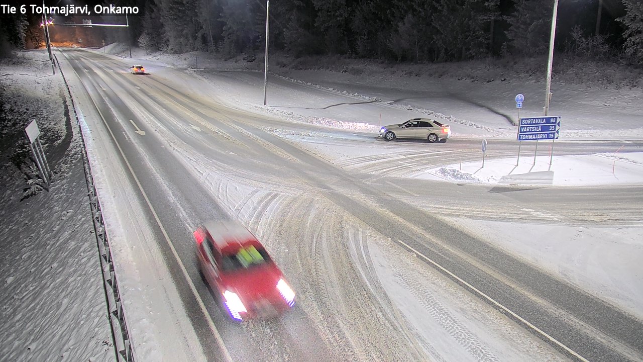 Weather Camera Image Väg 6 Tohmajärvi, Onkamo, Tohmajärvi, Pohjois-Karjala