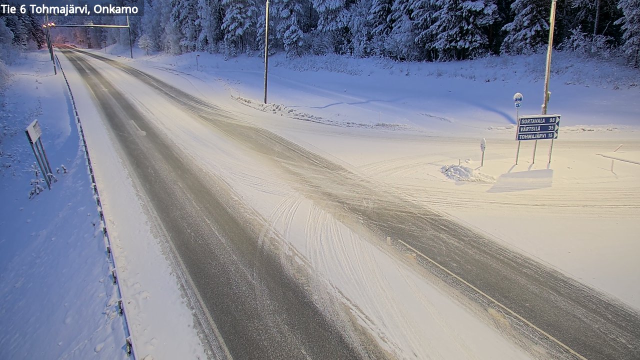 Kelikamerat Kuva Tie 6 Tohmajärvi, Onkamo, Tohmajärvi, Pohjois-Karjala