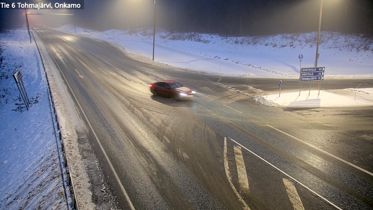 Weather Camera Image Väg 6 Tohmajärvi, Onkamo, Tohmajärvi, Pohjois-Karjala