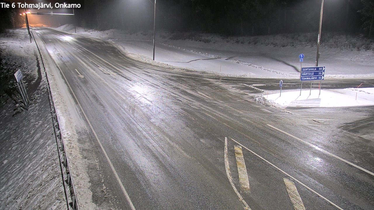 Weather Camera Image Väg 6 Tohmajärvi, Onkamo, Tohmajärvi, Pohjois-Karjala