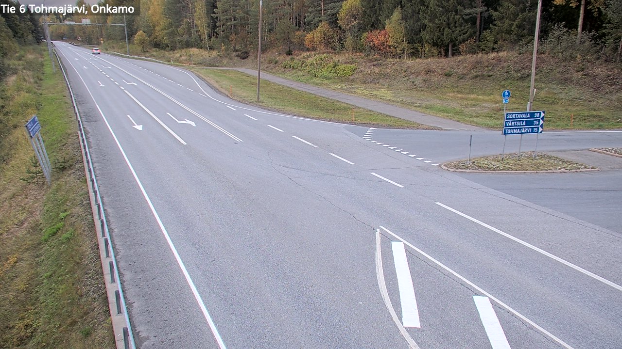 Kelikamerat Kuva Tie 6 Tohmajärvi, Onkamo, Tohmajärvi, Pohjois-Karjala