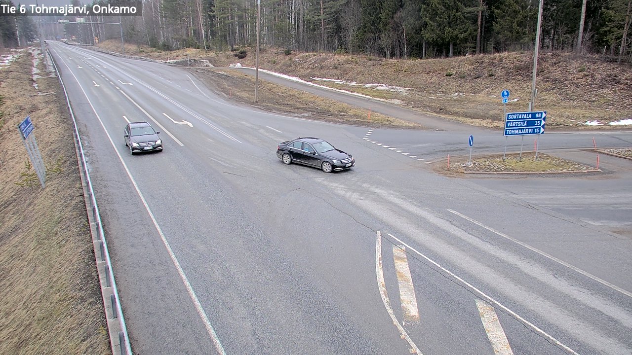 Weather Camera Image Road 6 Tohmajärvi, Onkamo, Tohmajärvi, Pohjois-Karjala
