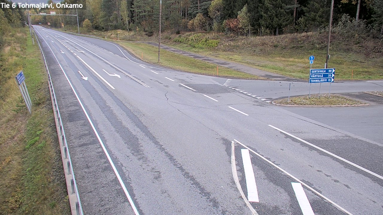 Weather Camera Image Road 6 Tohmajärvi, Onkamo, Tohmajärvi, Pohjois-Karjala