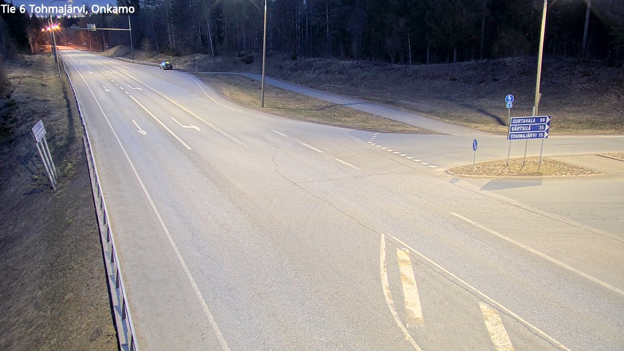 Weather Camera Image Väg 6 Tohmajärvi, Onkamo, Tohmajärvi, Pohjois-Karjala