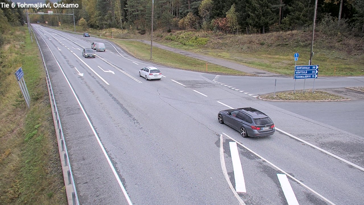 Weather Camera Image Road 6 Tohmajärvi, Onkamo, Tohmajärvi, Pohjois-Karjala