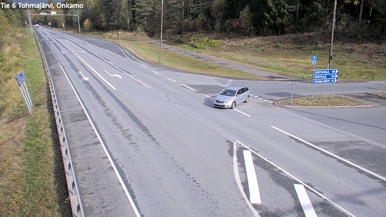 Weather Camera Image Road 6 Tohmajärvi, Onkamo, Tohmajärvi, Pohjois-Karjala