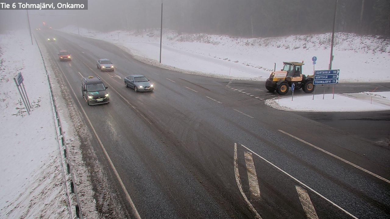 Weather Camera Image Väg 6 Tohmajärvi, Onkamo, Tohmajärvi, Pohjois-Karjala
