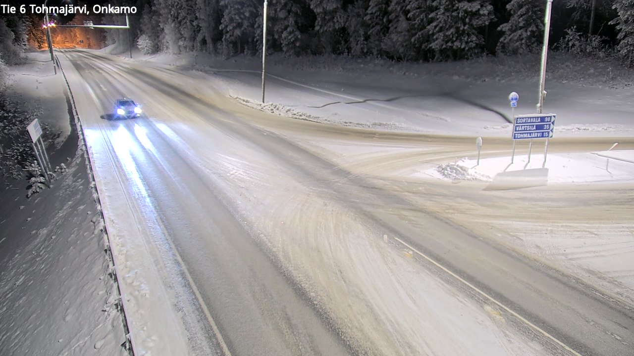 Kelikamerat Kuva Tie 6 Tohmajärvi, Onkamo, Tohmajärvi, Pohjois-Karjala