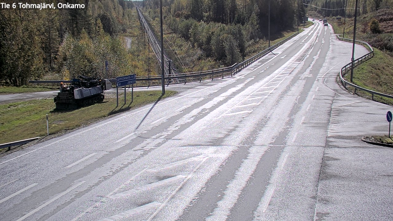 Weather Camera Image Road 6 Tohmajärvi, Onkamo, Tohmajärvi, Pohjois-Karjala