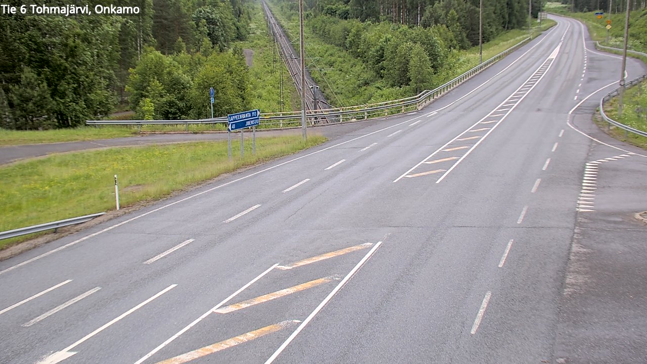 Kelikamerat Kuva Tie 6 Tohmajärvi, Onkamo, Tohmajärvi, Pohjois-Karjala