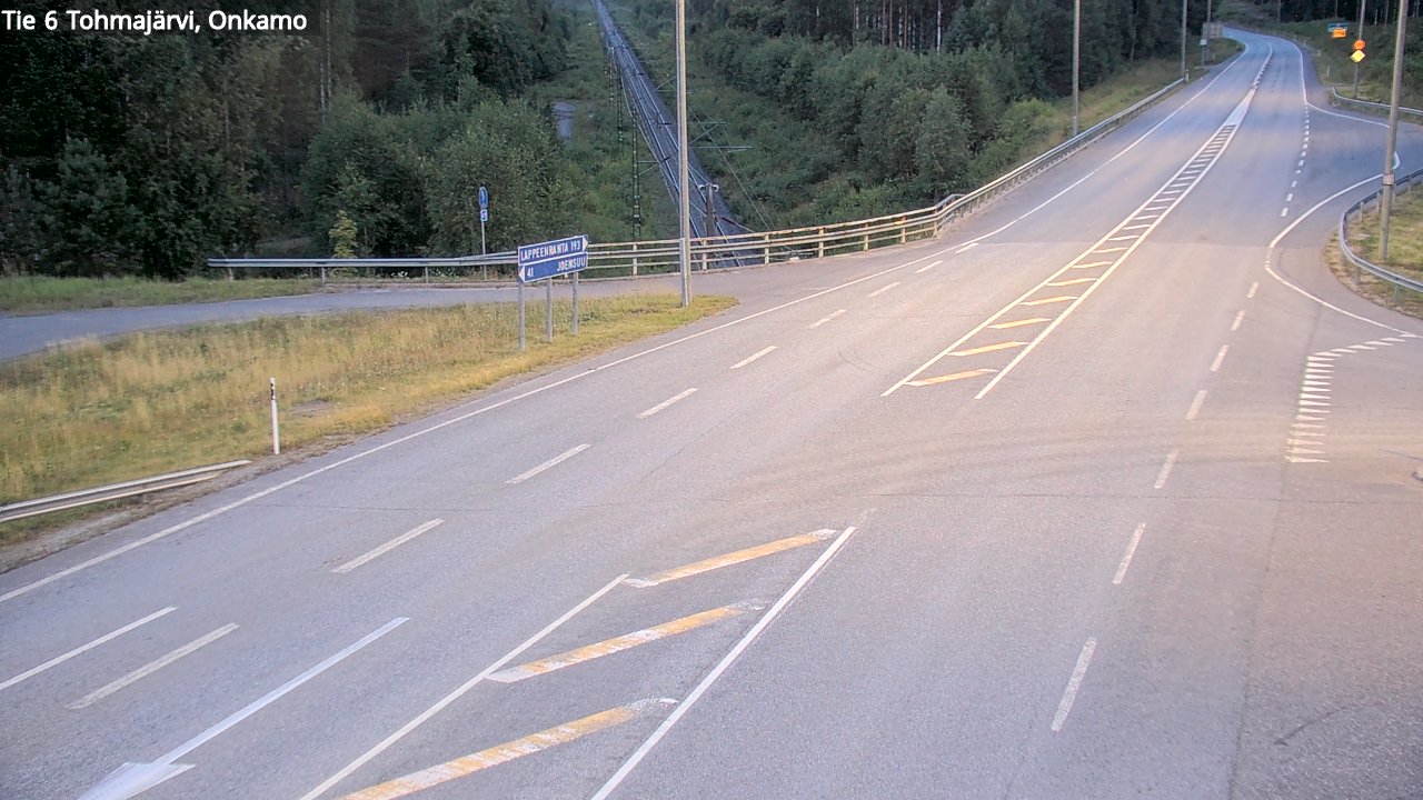 Kelikamerat Kuva Tie 6 Tohmajärvi, Onkamo, Tohmajärvi, Pohjois-Karjala