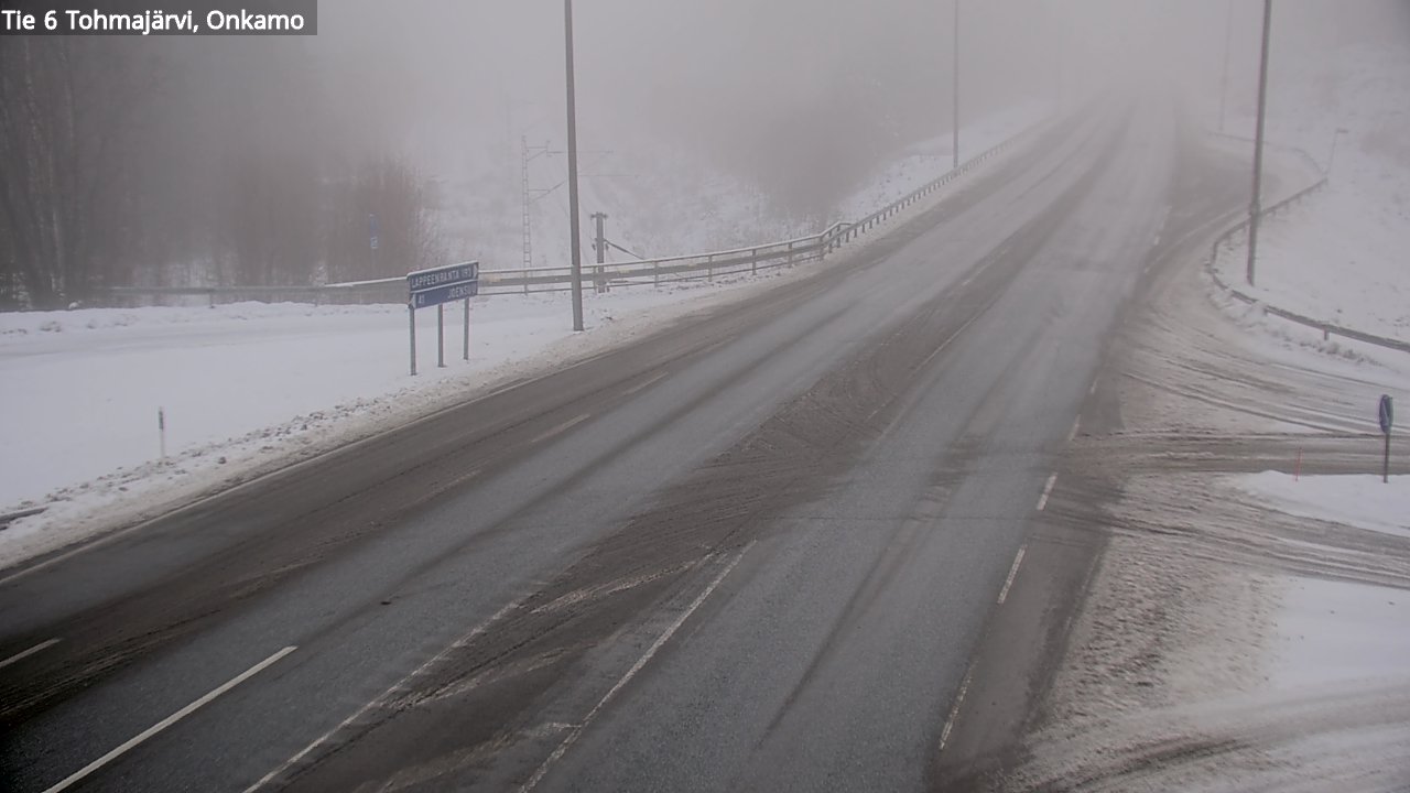 Weather Camera Image Road 6 Tohmajärvi, Onkamo, Tohmajärvi, Pohjois-Karjala