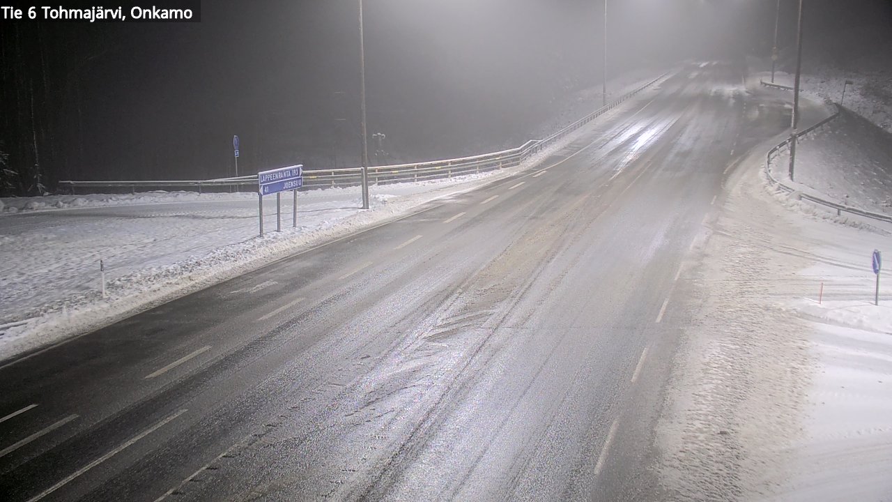 Weather Camera Image Road 6 Tohmajärvi, Onkamo, Tohmajärvi, Pohjois-Karjala