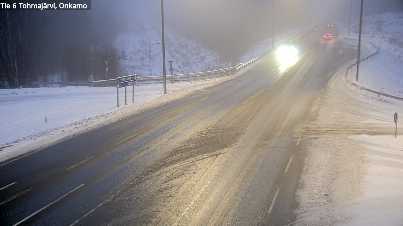 Weather Camera Image Road 6 Tohmajärvi, Onkamo, Tohmajärvi, Pohjois-Karjala