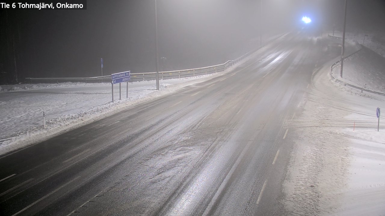 Weather Camera Image Road 6 Tohmajärvi, Onkamo, Tohmajärvi, Pohjois-Karjala