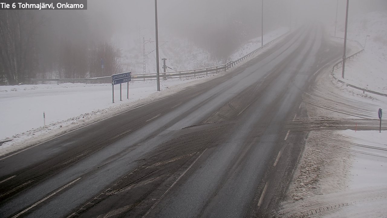 Weather Camera Image Road 6 Tohmajärvi, Onkamo, Tohmajärvi, Pohjois-Karjala
